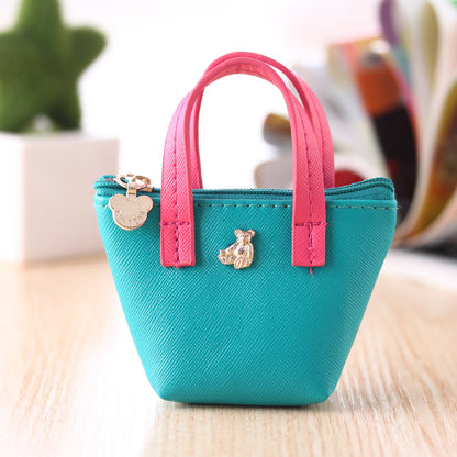 Candy Color Purse Lovely Hand Leather Bag