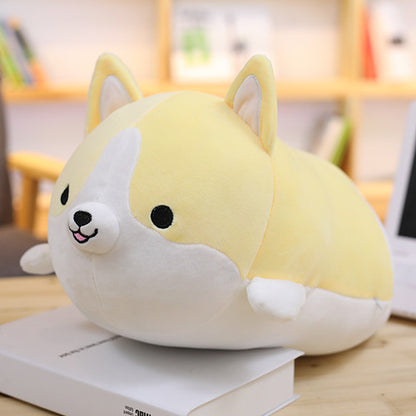 Cute Corgi Dog Plush Toy Stuffed Soft Animal Cartoon Pillow Lovely Christmas Gift for Kids Kawaii Valentine Present