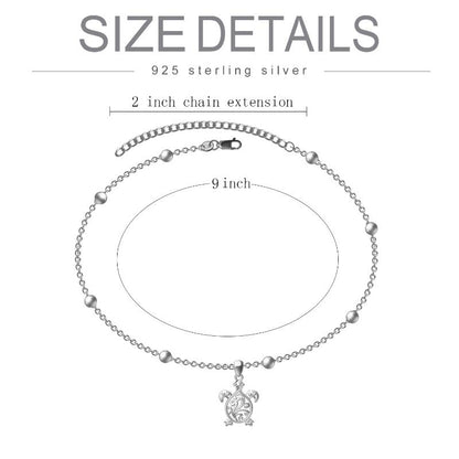 Sterling Silver Cute Anklet Bracelets Fashion Jewelry