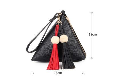 Creative triangle mule bag summer coin purse