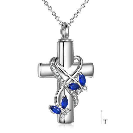 Butterfly Cross Pendant Keepsake Jewelry