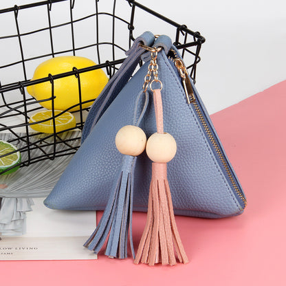 Creative triangle mule bag summer coin purse