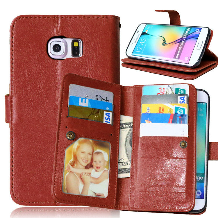 Leather phone wallet