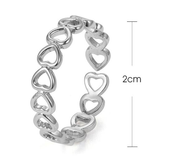 Silver Color Fish For Women Lover Finger Valentines Day Gifts Creative Adjustable Opening Ring Jewelry