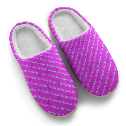 EtherealBe Pink Plush Slippers - Be Unique. Be You.