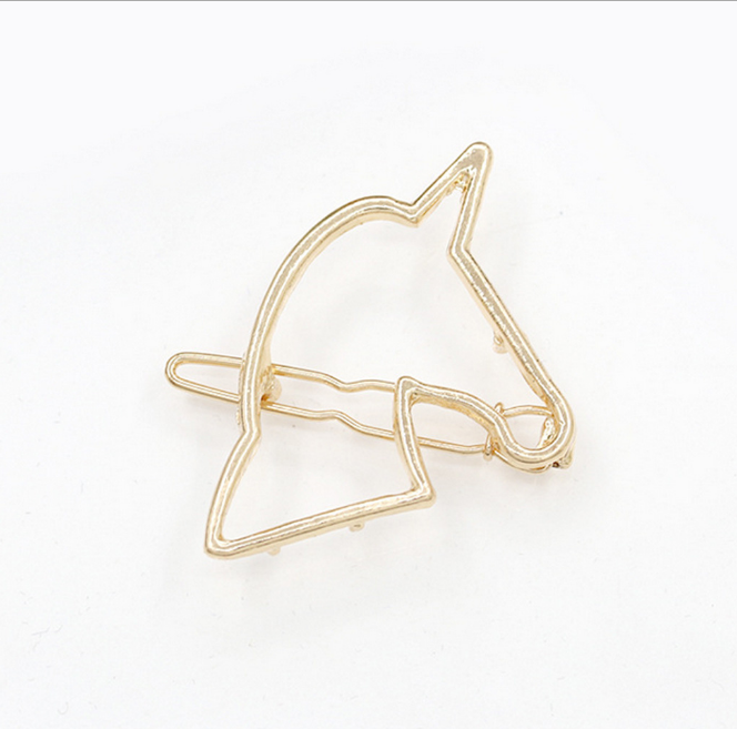 Hairpins Triangle Moon Hair Pin Jewelry