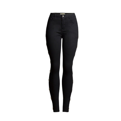 Slim Slimming Jeans With Corns On The Side