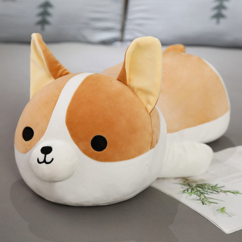 Cute Corgi Dog Plush Toy Stuffed Soft Animal Cartoon Pillow Lovely Christmas Gift for Kids Kawaii Valentine Present