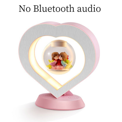 Valentines Day Gift Magnetic Levitation Lamp Bluetooth Stereo Light