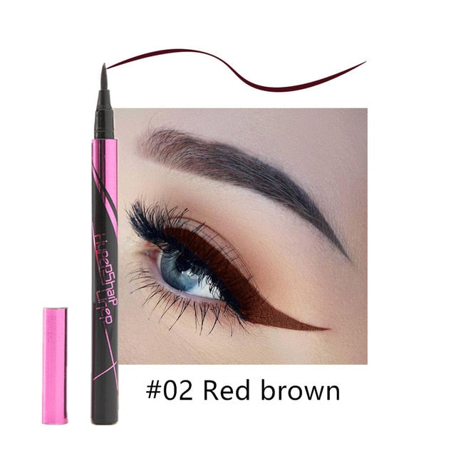 Black Waterproof Eyeliner Makeup Lasting Eyelashes Self-adhesive Eyeliner Natural Soft Quick-drying Eyeliner Beauty Tool