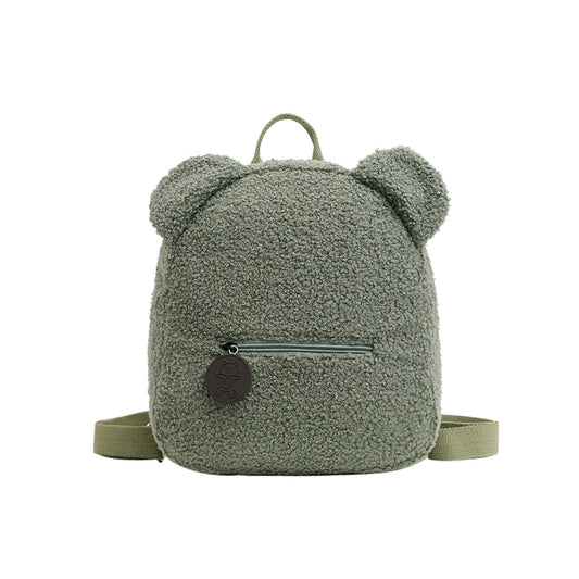 Portable Children Travel Shopping Rucksacks Casual Autumn Winter Lamb Fleece Women's / Kid's Cute Bear Shaped Shoulder Backpack