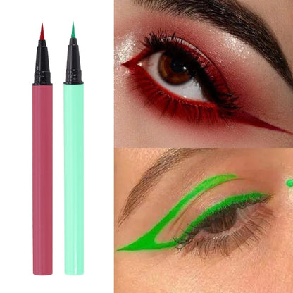 Black Waterproof Eyeliner Makeup Lasting Eyelashes Self-adhesive Eyeliner Natural Soft Quick-drying Eyeliner Beauty Tool