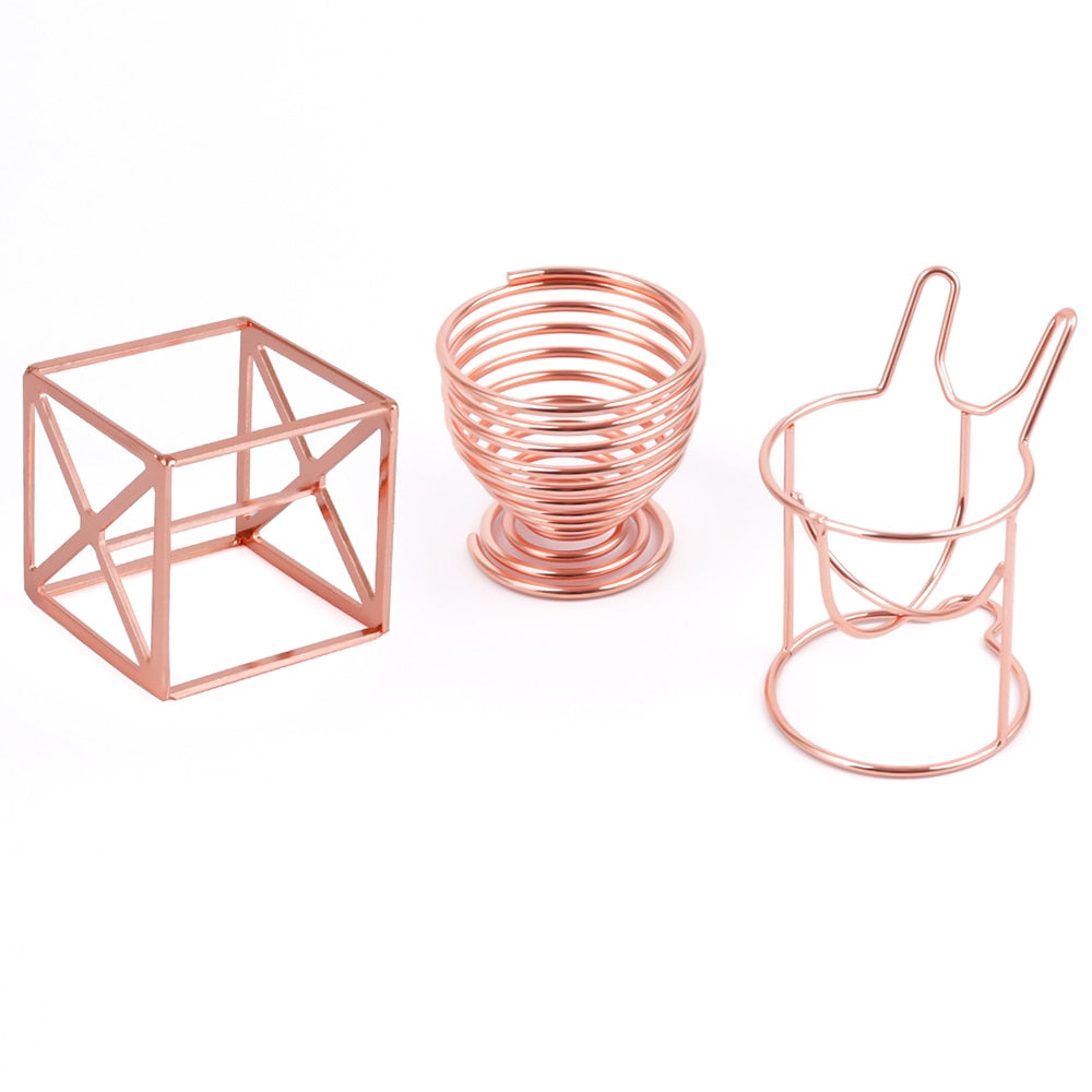 Makeup Sponge Holder Make Up Puff Bracket Beauty Tool Makeup Egg Powder Puff Sponge Display Stand Alloy Drying Holder Rose Gold