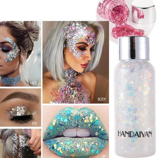 Shiny Eye Glitter Eyeshadow Nail Hair Body Face Sequins   Pigment for Eyes Glitter Eyeshadow Festival Party Glitter косметика