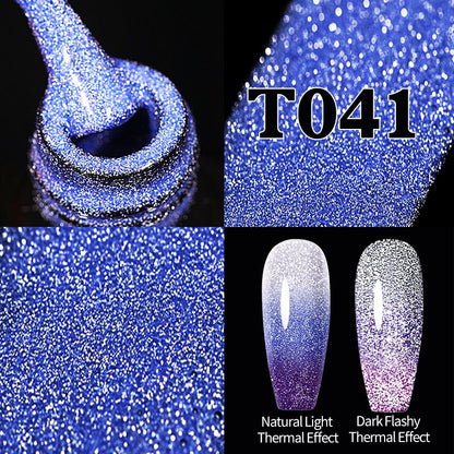 UR SUGAR Sparkling Gel Nail Polish Reflective Glitter Nail Gel Semi Permanent Nail Art Varnish For Manicures Need Base Top Coat