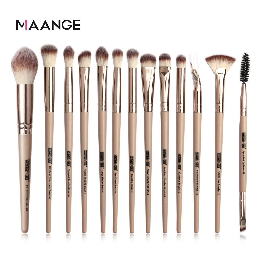 MAANGE NEW 3/5/13 pcs/lot Makeup Brushes Set For Foundation Powder Blush Eyeshadow Concealer Lip Eye Make Up Brush Beauty Tools