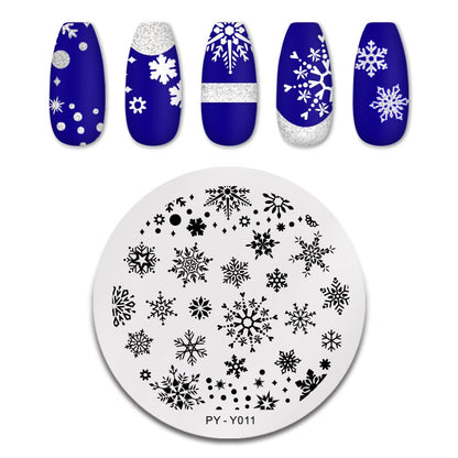 PICT YOU 12*6cm Nail Art Templates Stamping Plate Design Flower Animal Glass Temperature Lace Stamp Templates Plates Image