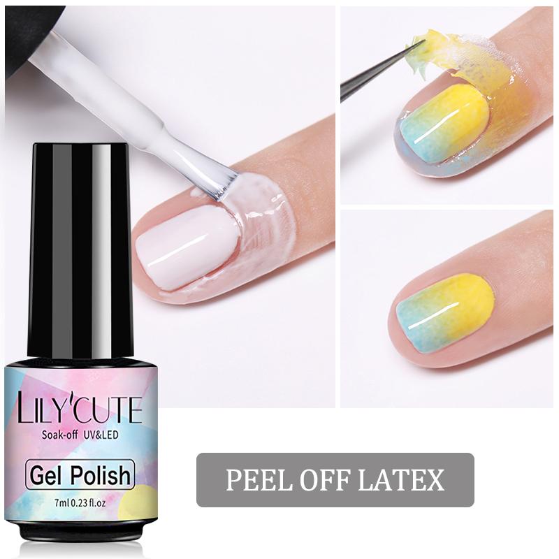 LILYCUTE 7ML Gel Nail Polish Nude Vernis Semi-Permanent Nail Polish For Nails Soak Off UV LED UV Gel DIY Nail Art Gel Varnishes