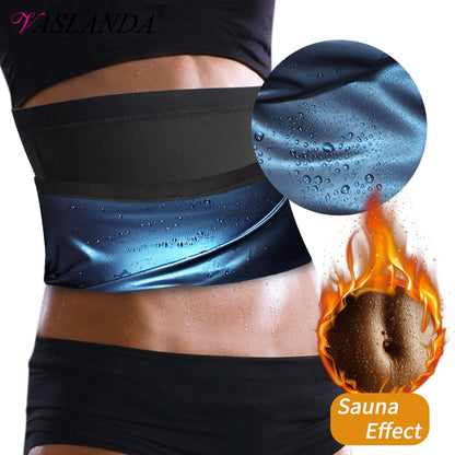 Sauna Waist Trimmer Belly Wrap Workout Sport Sweat Band Abdominal Trainer Weight Loss Body Shaper Tummy Control Slimming Belt