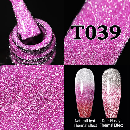 UR SUGAR Sparkling Gel Nail Polish Reflective Glitter Nail Gel Semi Permanent Nail Art Varnish For Manicures Need Base Top Coat