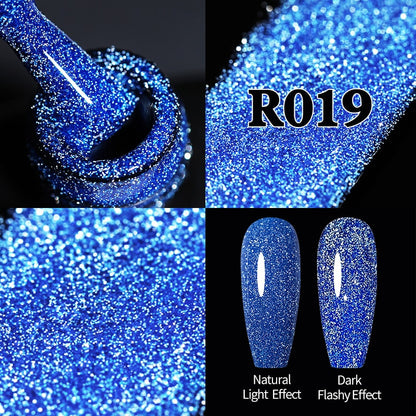 UR SUGAR Sparkling Gel Nail Polish Reflective Glitter Nail Gel Semi Permanent Nail Art Varnish For Manicures Need Base Top Coat