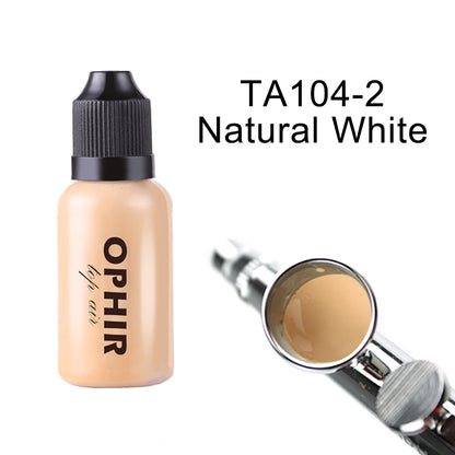 OPHIR Airbrush Makeup Foundation Inks 3 Colors Air Foundation for Face Paint Make-up Salon Cosmetic Makeup Pigment_TA104(2-4-5)