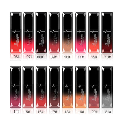 Waterproof Nude Matte Velvet Glossy Lip Gloss Lipstick Lip Balm Sexy Red Lip Tint 21 Colors Women Fashion Makeup Christmas Gifts