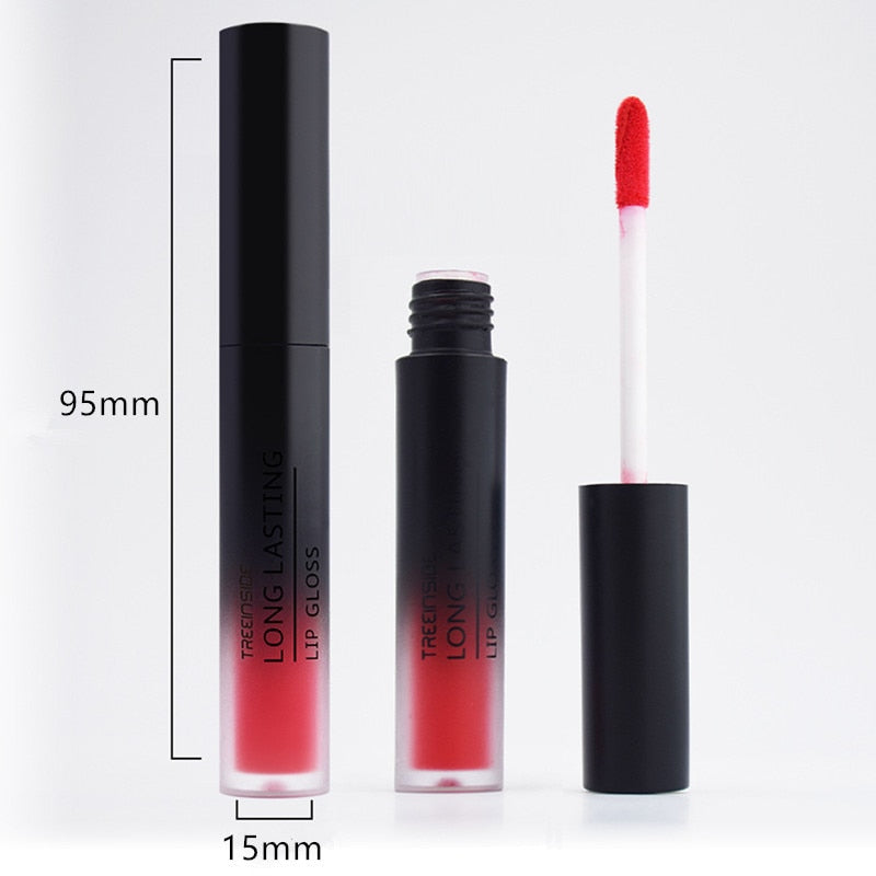 28 color matte liquid lipstick waterproof long lasting lip plumper makeup lipstick velvet gloss lip gloss cosmetics