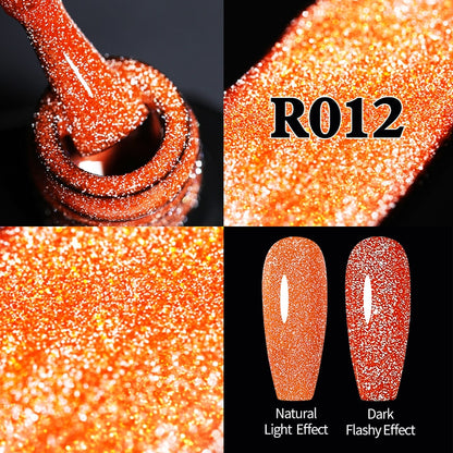 UR SUGAR Sparkling Gel Nail Polish Reflective Glitter Nail Gel Semi Permanent Nail Art Varnish For Manicures Need Base Top Coat