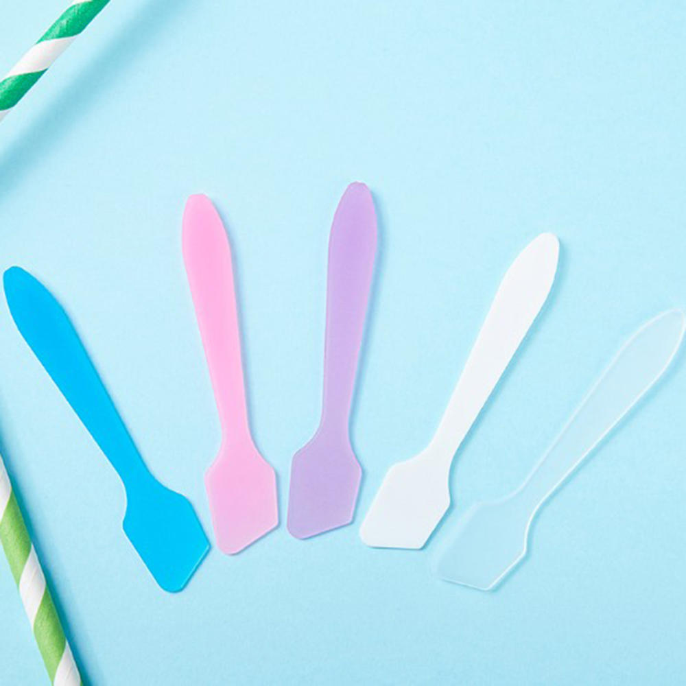 10 Pcs Mini Cosmetic Spatulas Scoop Face Cream Makeup Mask Mixed Spoon Beauty DIY Tools Eye Facial Makeup Applicator Sticks