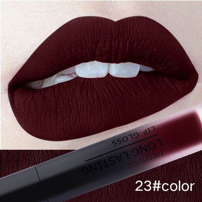 28 color matte liquid lipstick waterproof long lasting lip plumper makeup lipstick velvet gloss lip gloss cosmetics