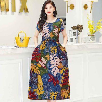 Summer Beach Dress Woman Dresses Plus Size Women Floral Sunflower Dress print Ladies Backless Party Dress Female vestidos