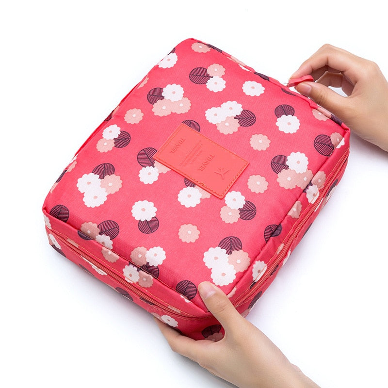 New Waterproof Wash Bag Cosmetic Bag Fashion Multi-function Oxford Travel Storage Makeup Bag