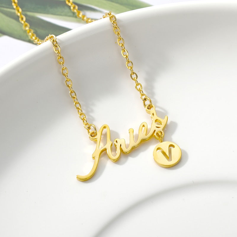 Virgo Libra Sagittarius Constellations Pendants Stainless Steel Charm Jewelry Necklaces For Best Birthday Gift Feminino