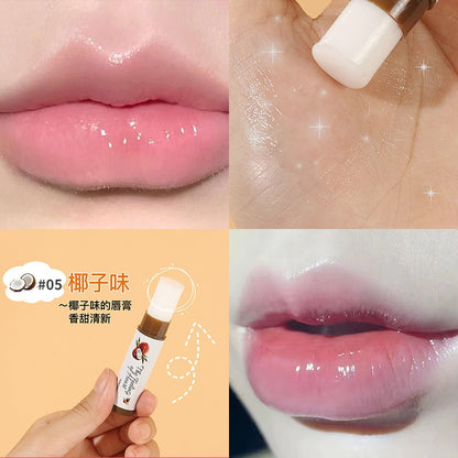 Fruity Lip Balm Moisturizing Nourishing Lip Gloss Natural Temperature Change Color Lipstick Cheap Makeup Cosmetics Lip Skin Care