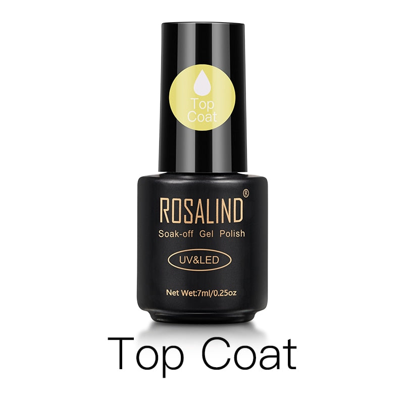 ROSALIND Gel Nail Polish Lamp All For Nails Art Manicure With Matt Base Top Coat Semi Permanant Gellak Nail Gel Polish Varnishes