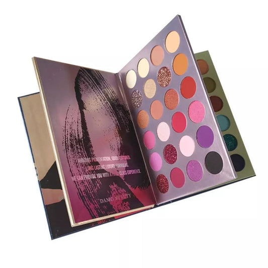 NEW Color Beauty Eyeshadow Palette Glazed Three-layer Cosmetic Up Shadow Highlight Make Pearlescent Eye Style Book Matte