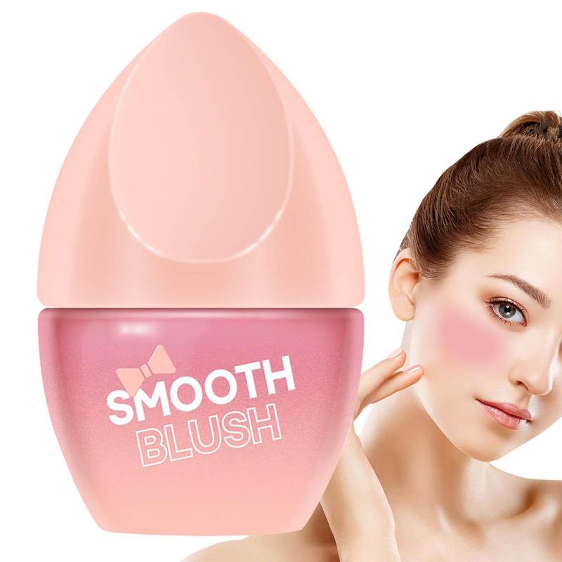 Cream Blush Liquid Facial Blush For Women Girls Breathable Cream Blush Face Makeup Enhance Facial Skin Color Shape Lightweight