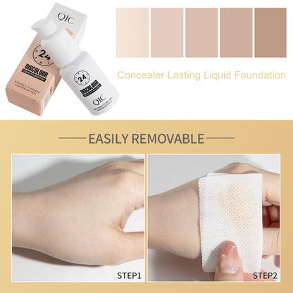 Liquid Face Foundation Color Changing 30ml Makeup Foundation Full Coverage Waterproof Makeup Foundation For Facial Make Up