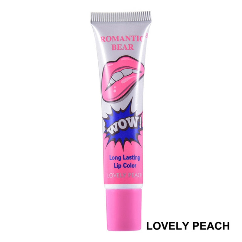 6 Colors Peel Off Liquid Lipstick Waterproof Long Lasting Lip Gloss Mask Moisturizer Tear Pull Lip Lint Cosmetic Makeup