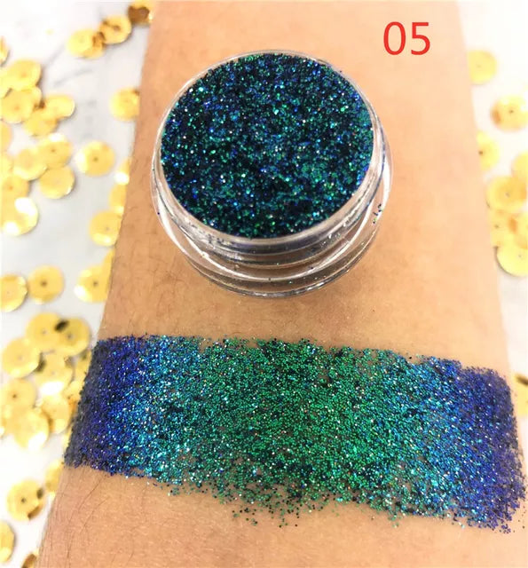 NEW Chameleon Pigment Chameleon Eyeshadow Multi Chrome Eyeshadow Prismatic Powder SKY BORN Shiny Glitter Eye shadow Palette