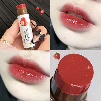 Fruity Lip Balm Moisturizing Nourishing Lip Gloss Natural Temperature Change Color Lipstick Cheap Makeup Cosmetics Lip Skin Care