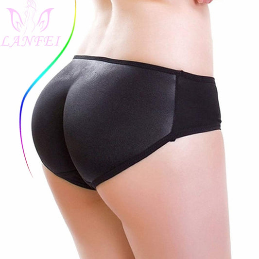 LANFEI Sexy Body Shaper Butt Lifter Paded Panties for Women Fajas Tummy Control Pants Fake Buttock Hip Enhancer Short Underwear