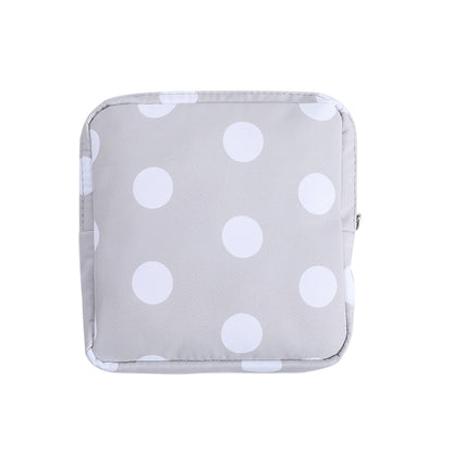 Girls Sanitary Napkin Pad Pouch PU Leather Tampon Storage Bag Portable Makeup Lipstick Key Earphone Data Cables Travel Organizer