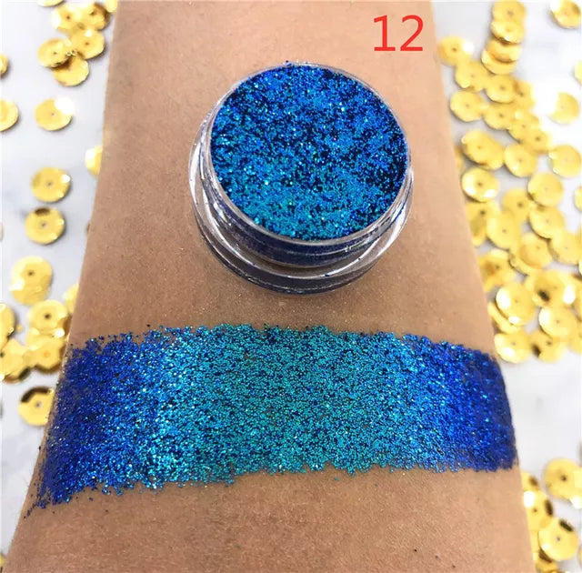 NEW Chameleon Pigment Chameleon Eyeshadow Multi Chrome Eyeshadow Prismatic Powder SKY BORN Shiny Glitter Eye shadow Palette