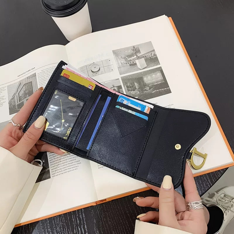 Wallets Fashion Brand Leather Purse Women Ladies Card Bag For Women Clutch Women Female Purse Money Clip Wallet Cardholder