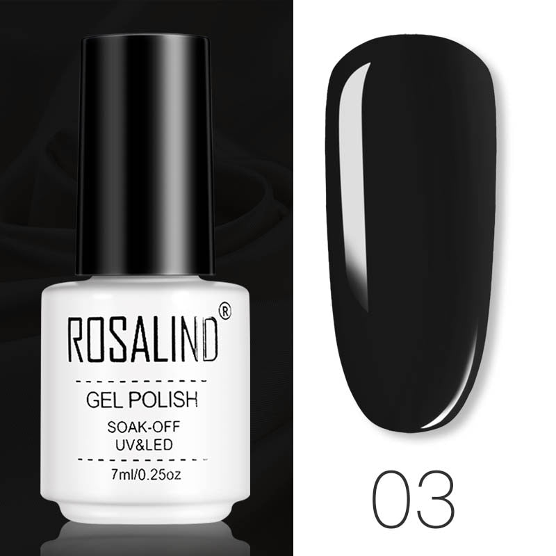 ROSALIND Gel Polish Set Manicure for Nails Semi Permanent Vernis top coat UV LED Gel Varnish Soak Off Nail Art Gel Nail Polish