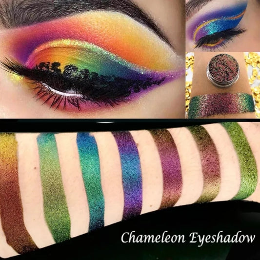 NEW Chameleon Pigment Chameleon Eyeshadow Multi Chrome Eyeshadow Prismatic Powder SKY BORN Shiny Glitter Eye shadow Palette