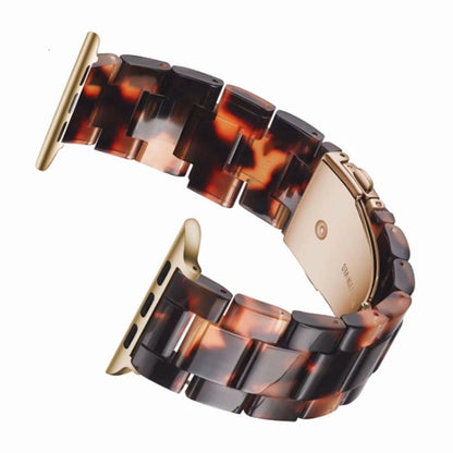 Resin strap for apple watch band 6 5 44mm 42mm 38mm correa transparent bracelet for iwatch 6 series 6 se 5 4 3/2 watchband 40mm