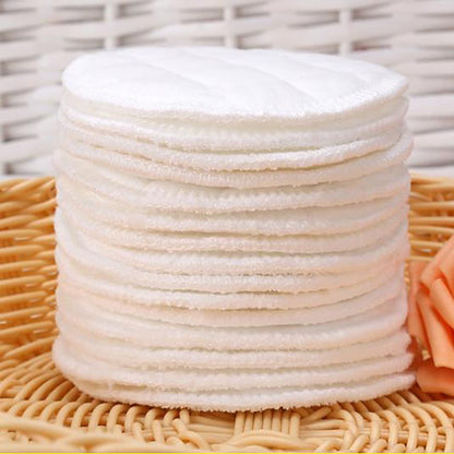 10pcs Reusable Cotton Pads Washable Makeup Remover Pads Bamboo Fiber Soft Face Skin Cleaner Facial Cleaning Make Up Beauty Tool